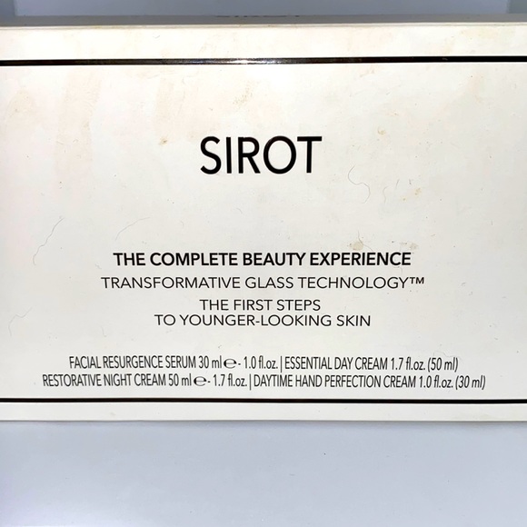 NIB Sirot full sized AM & PM cream & serum w/famous travel sz hand cream - Picture 2 of 6